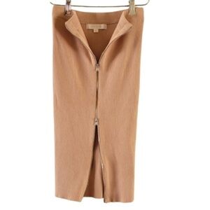 Love Tree Rib Knit Pencil Skirt Small